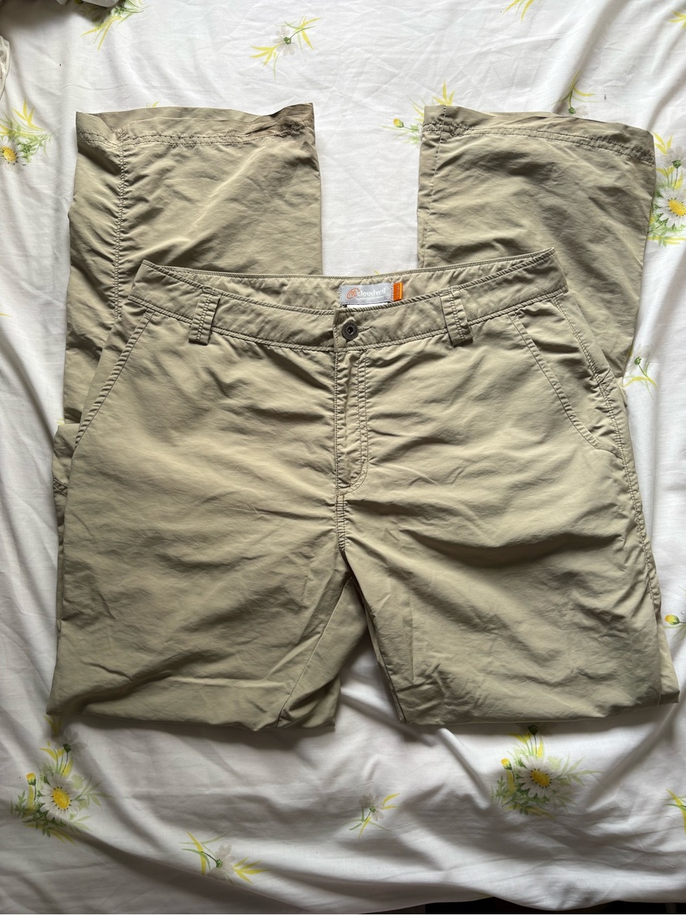 Lightweight Straight-Leg Women's Pants in Khaki
